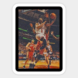 Prime D Rose Retro Style Sticker